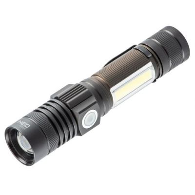 АКУМУЛАТОРЕН ФЕНЕР CREE T6 LED 800 LM 2-В-1 USB